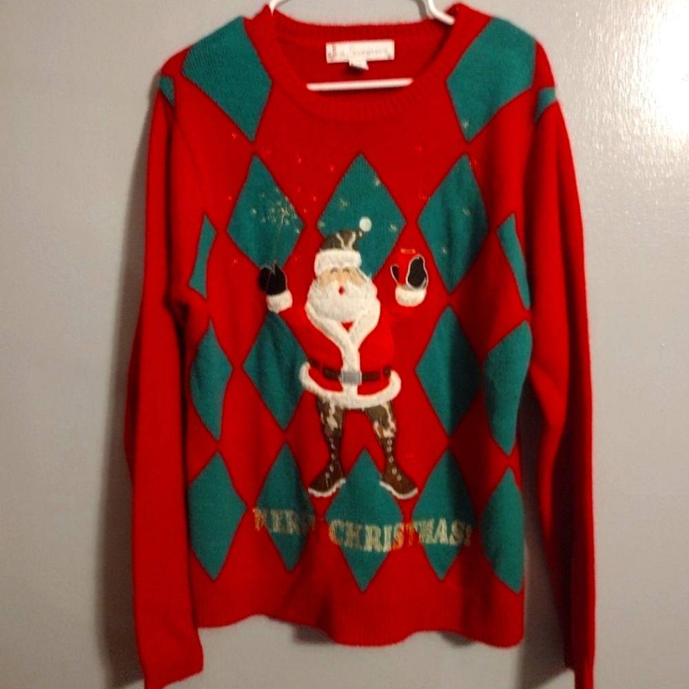 Military Santa Ugly Christmas Sweater